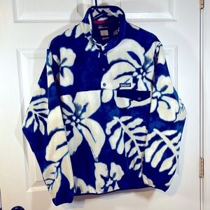 EXC Patagonia Synchilla Fleece Spice Garden Blue Hawaiian Men’s M Women’s L